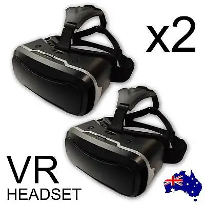 $27.95 • Buy X2 VR Glasses Virtual Reality Headset VR Glasses Goggles For 4-6 