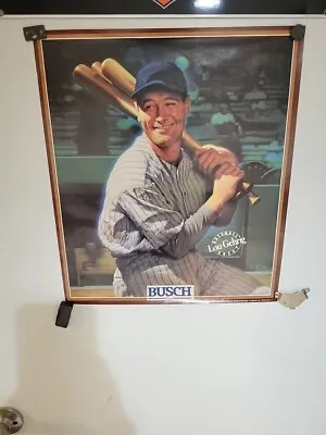 Vintage '89 Busch Beer Lou Gehrig/Ted Williams/Stan Musial/ Posters • $29.99