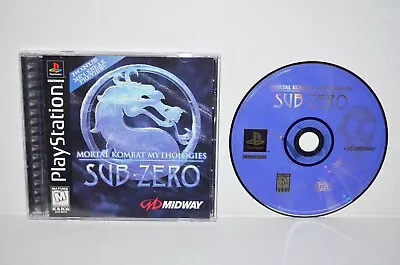 Mortal Kombat Mythologies Sub Zero (Sony PlayStation 1 1997) PS1 2 3 Black Label • $139.95