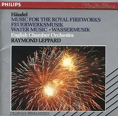 Handel - Music For The Royal Fireworks Water Music CD (1990) Audio • £2.72
