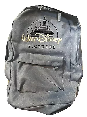 Walt Disney Pictures Blue Embroidered And Screen Art Backpack NEW • $20