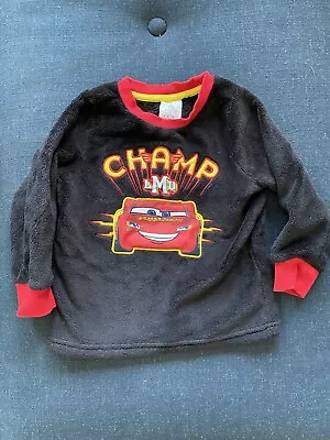 Disney Cars Lightning Mcqueen Kids Fleece Jumper Size 3 98cm • £15.90