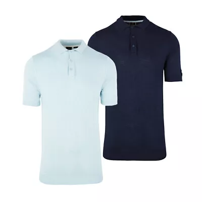 Merc London Mens Stokes Retro 60s Fine Gauge Polo • £29.95