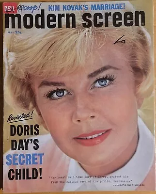 Modern Screen Magazine May 1960 Doris Day Cover Exc Condition • $20