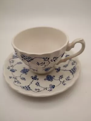 1982 Myott Finlandia Staffordshire England Cup And Saucer Blue And White • $9.95