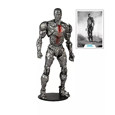 DC Multiverse - Justice League Movie - Cyborg Face Shield 7  Scale Action Figure • $39.95