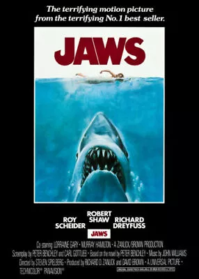 Jaws Poster A2 Size - BRAND NEW • $25
