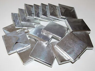 50pcs Milk 5g Chocolate Neapolitan Squares In Silver Foil DIY Pack For Own Gift • £6.99