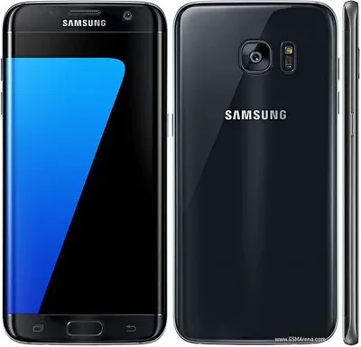 Samsung Galaxy S7 Edge 32GB Black  Unlocked - GOOD ⭐ Minor Black Mark • £55