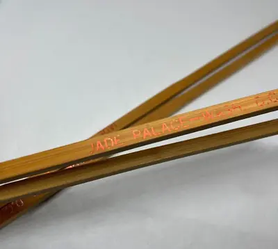 4 Vintage Bamboo Chopsticks From Jade Palace Wash. DC • $8.57