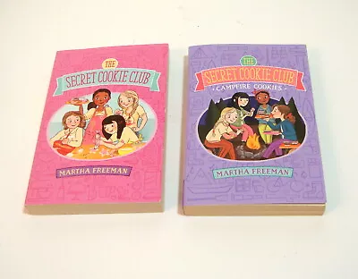 The Secret Cookie Club And Campfire Cookies By Martha Freeman Two Books • $12.95