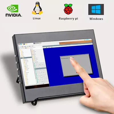 Touch Screen Portable 7  IPS Monitor USB VGA HDMI For PC CCTV DSLR Raspberry Pi • $79.99