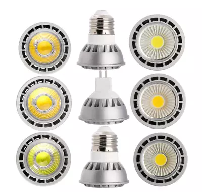 220V 110V Dimmable MR16  GU10 E27 E26 15W LED SpotLight COB Bulb High Power Lamp • $47.25