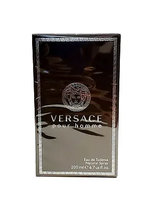 Versace Pour Homme 6.7oz (200ml) Edt Spray By Versace For Men New In Box  • $79.99