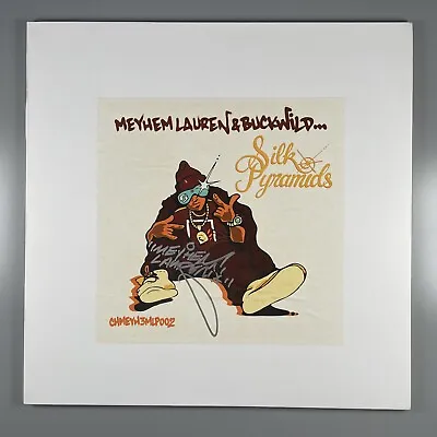 Mayhem Lauren Buckwild AUTOGRAPHED Silk Pyramids 2LP Black Vinyl Action Bronson • $125