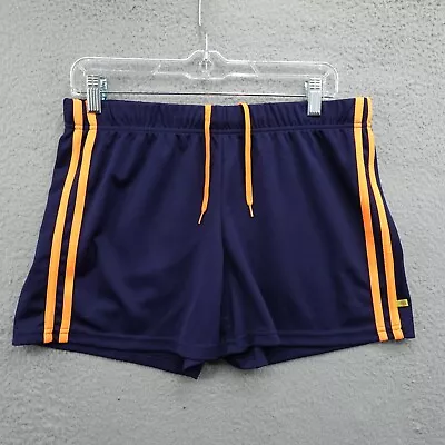 Made For Life Shorts Women's Medium Blue Orange Athletic Running Gym Training • $15