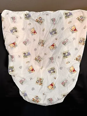 Classic Winnie The Pooh Fitted Crib Sheet Eeyore Tigger Piglet • $14.99