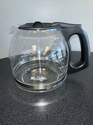Mr. Coffee 12 Cup Replacement Glass Carafe Black Coffee Pot Excellent Condition • $17.99