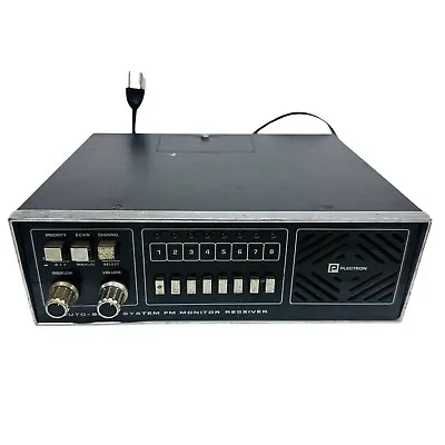 Vintage Plectron Model SM-312 VHF UHF 8 Channel Monitor Receiver • $52.10