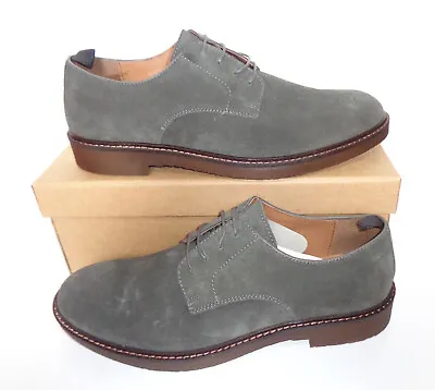 Mens Suede Leather Grey Casual Formal Smart Shoes Dress Office New Sizes 7-11 • £22.48