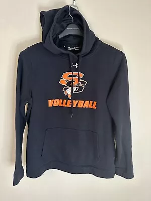 Under Armour Men’s Pullover Xl Black Loose  Hooded . Volleyball. Cool Gear • $11.40