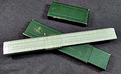 Circa 50s A.W. Faber-Castell Engineers LOG-LOG Slide Rule-No. 1/92 Custom Holder • $22.95