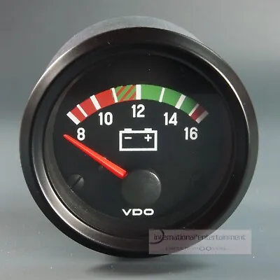 VDO VOLTMETER 12-Volt ADDITIONAL INSTRUMENT-GAUGE 52mm Cockpit International • $57.13