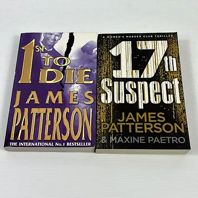 James Patterson Large Paperback X 2 Woman's Murder Club Books Crime Thriller Lot • $23.76