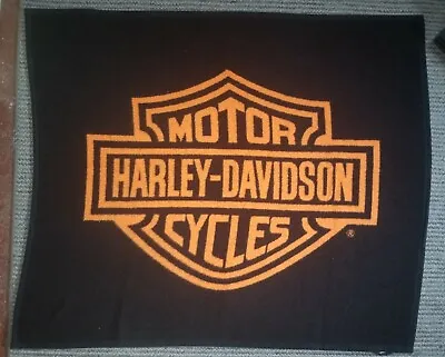 $34.99 • Buy Harley Davidson Biederlack Blanket Throw Plush Furry 55  X 46  Made In USA