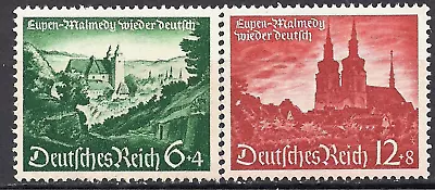 Germany Third Reich 1940 Mi# 748-749 MH Re-Incorporation Of Eupen & Malmedy *  • $2.29