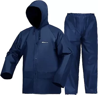 HANMENGXUAN Rain Suits For Men Ultra-Lite Waterproof Protective Rain Coats Rain  • $52.53