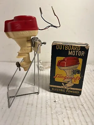 Vintage 1960s LANGCRAFT Outboard Electric Toy Boat Motor LM-110 W/ Box Untested • $90