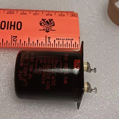 UTC 1h Inductor  United Transformer Corp  New Old Stock  1 Henry W-5740 DCR 70 • $14