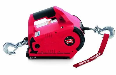 WARN 885030 PullzAll Cordless 24V DC Portable Electric Winch With Steel Cable... • $374.99