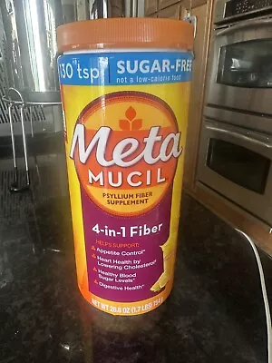 Meta MUCIL PSYLLIUM FIBER SUPPLEMENT 4-in-1 Fiber • $15