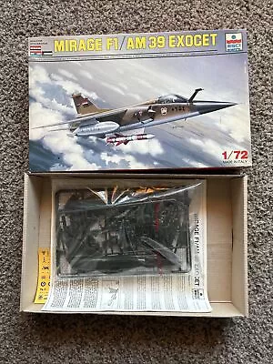 ESCI Mirage F1/AM39 Exocet Model Kit Scale 1/72 New Open Box Sealed Inside • $18.50