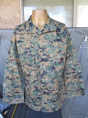 USMC Woodland MCCUU Marpat Combat Utility Shirt SMALL REGULAR • $25