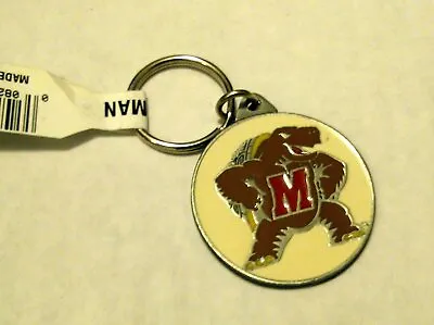 Maryland Terrapins PREMIUM Pewter Medallion Keychain Key Chain University Of • $7.70