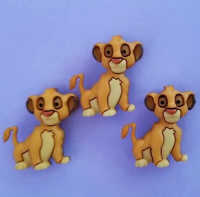 £4.50 • Buy SIMBA The Lion King Disney Craft Buttons Safari Cub Dress It Up Novelty Sewing