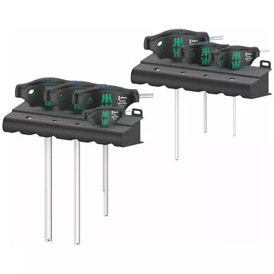 WERA 05023450001 T-Handle Metric Hex-Plus Driver Set With Rack (7-Piece Set) • $82.52