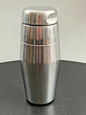 Vintage Alessi Cocktail Shaker 1957 Design MoMA Modern Italy Stainless Martini • $89