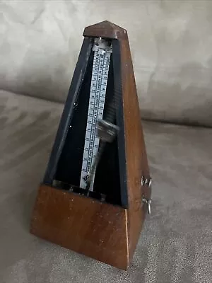 Wittner 811M Metronome Mahogany Wood Mahogany Wood Case With Bell • $89.99