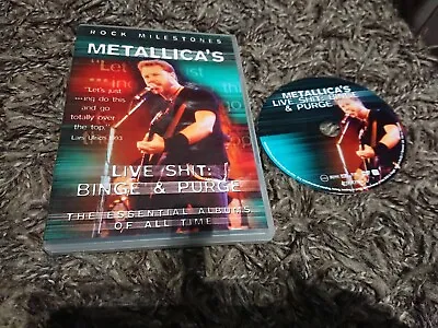 Metallica - Live Shit: Binge And Purge (DVD 2008) Rock Milestones  • £4.50