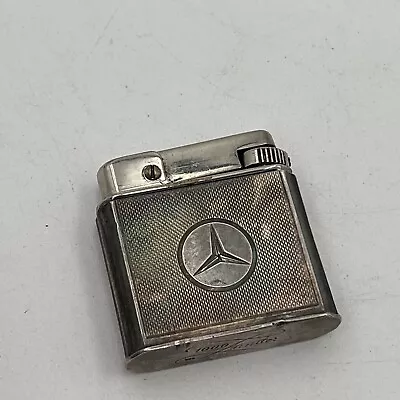 Vintage Silver 1940's Mercedes Benz Lunden 1000 German Mylflam Lighter 955 Mark • $134.96