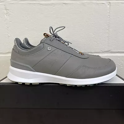 Footjoy FJ Stratos Spikeless Men’s Size 10.5 W Gray  Golf Shoes 50042 • $69