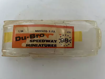 Du Bro Mustang Mach II 1/24 Scale Slot Car Body NOS • $29.95