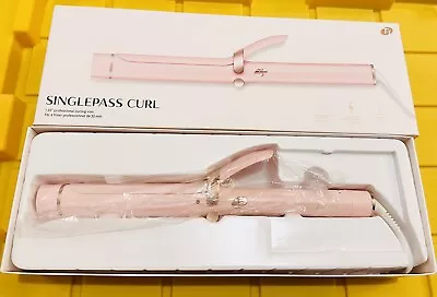 NEW Rare Pink T3 SINGLEPASS CURL Professional Curling Iron 1.25  ~New In Box!~ • $124.99