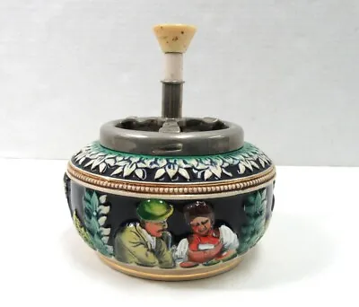 Vintage West Germany Ceramic Ashtray Spin Top • $29.95