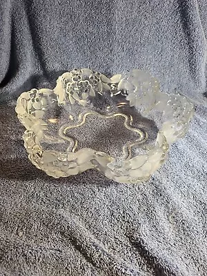 Mikasa Walther Glass 10” Carmen Hostess Bowl • $10