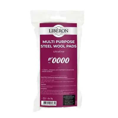 Liberon Ultrafine Steel Wool (0000) | High Quality Steel Wire Wool • £6.95